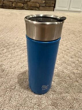 S'well Blue Stainless Bottle with Cap
